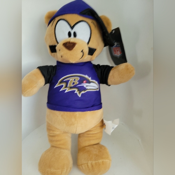 NFL Baltimore Ravens Plush Stuffed Animal Toy ~8-1/2" Mascot New With Tags - Picture 1 of 4